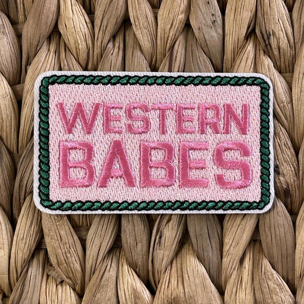 Western Babes Embroidered Patch
